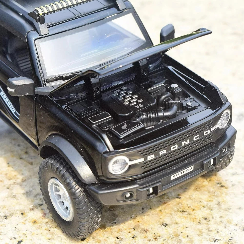 [TOY] 1:32 Ford 2021 Bronco Black Model Car Die-Cast
