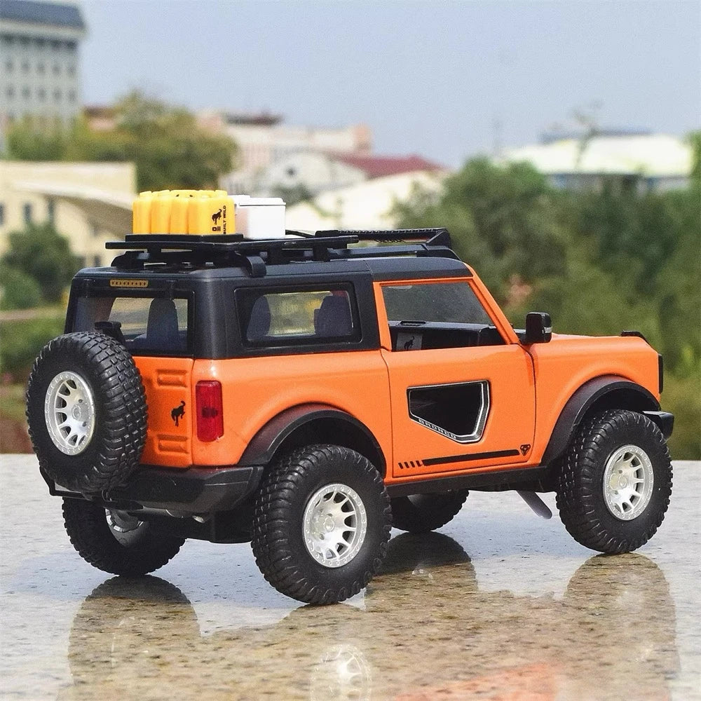 [TOY] 1:32 Ford 2021 Bronco Orange Model Car Die-Cast