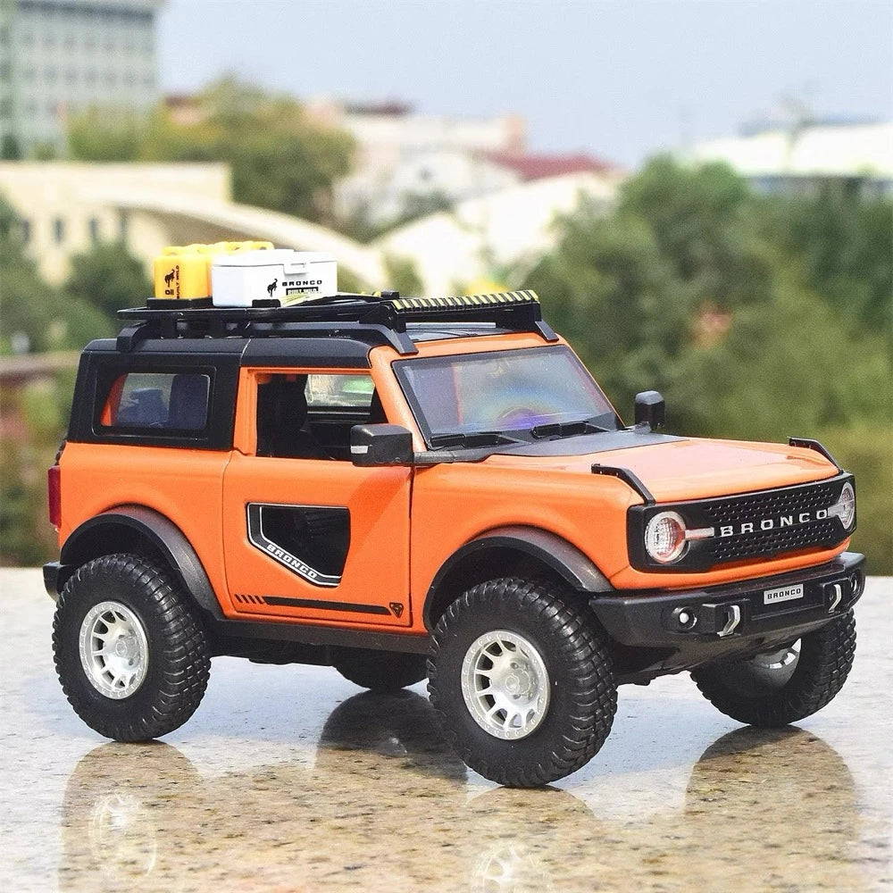 [TOY] 1:32 Ford 2021 Bronco Orange Model Car Die-Cast