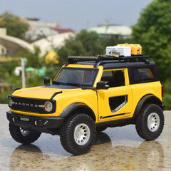 [TOY] 1:32 Ford 2021 Bronco Yellow Model Car Die-Cast