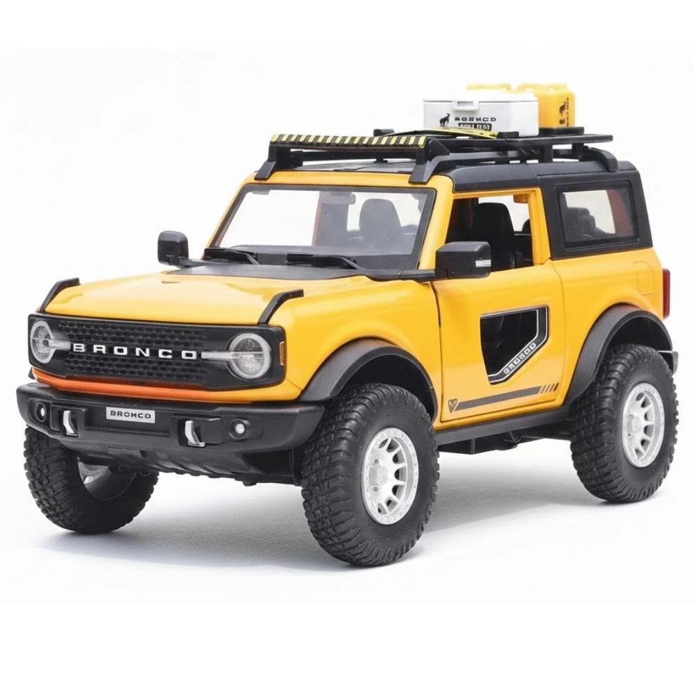 [TOY] 1:32 Ford 2021 Bronco Yellow Model Car Die-Cast