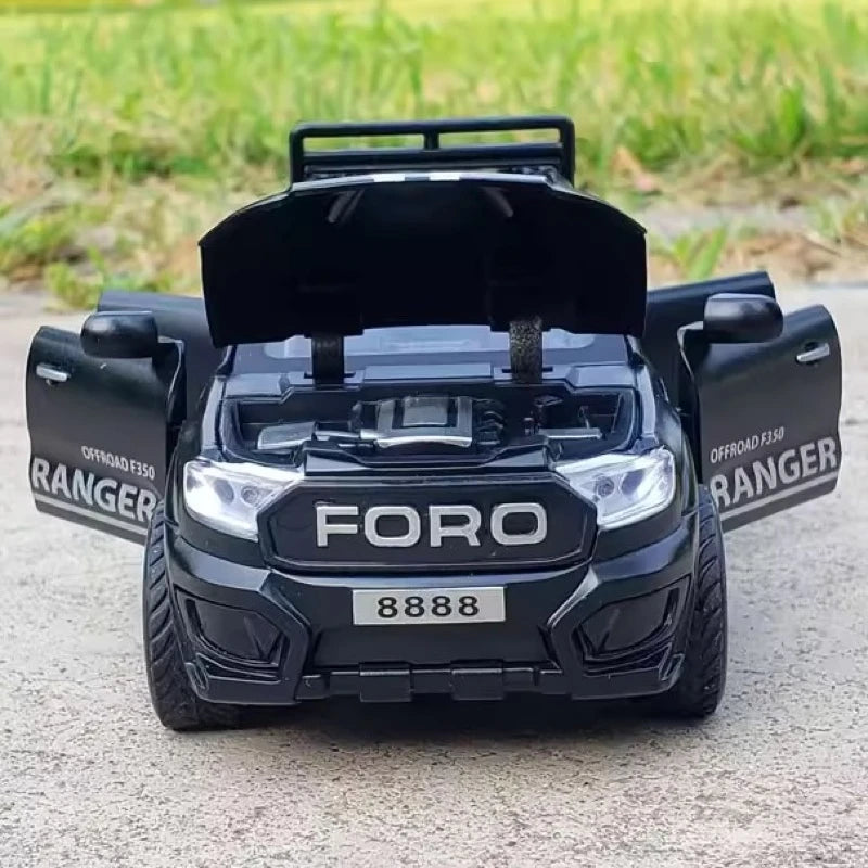 [TOY] 1:32 Ford 2021 Ranger Black Model Car Die-Cast