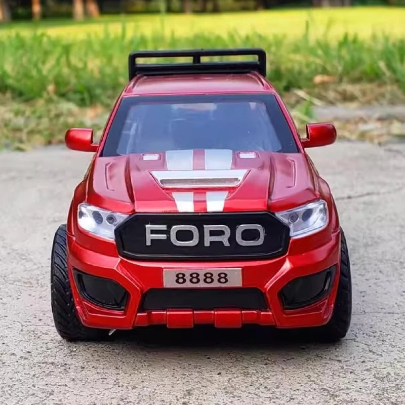 [TOY] 1:32 Ford 2021 Ranger Red Model Car Die-Cast