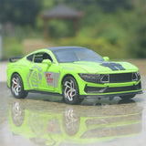 [TOY] 1:32 Ford 2024 Mustang GT4 Green Model Car Die-Cast