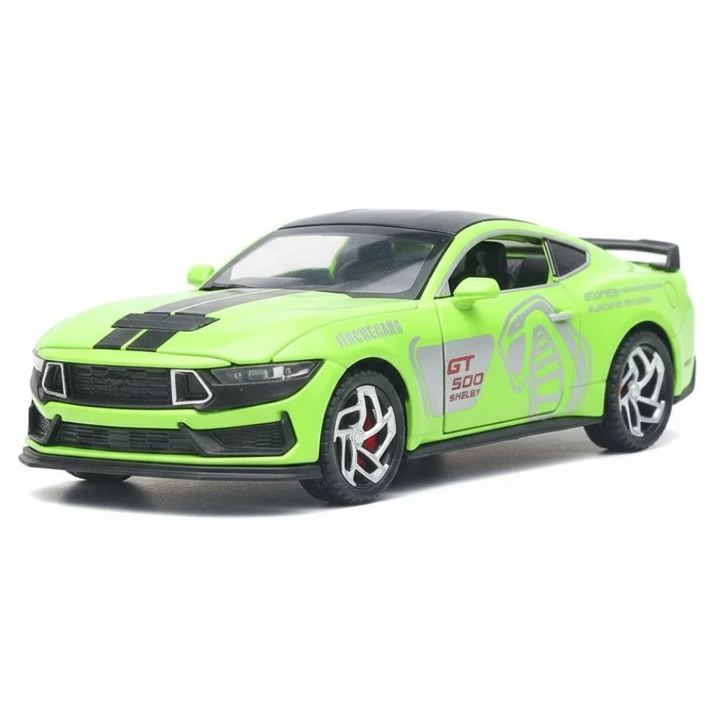 [TOY] 1:32 Ford 2024 Mustang GT4 Green Model Car Die-Cast