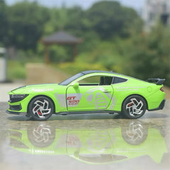 [TOY] 1:32 Ford 2024 Mustang GT4 Green Model Car Die-Cast