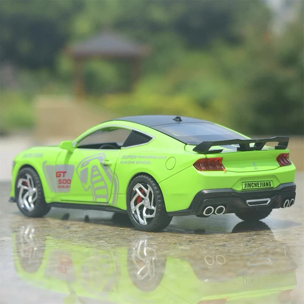 [TOY] 1:32 Ford 2024 Mustang GT4 Green Model Car Die-Cast