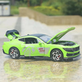 [TOY] 1:32 Ford 2024 Mustang GT4 Green Model Car Die-Cast