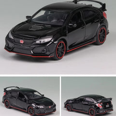 [TOY] 1:32 Honda 2016 Civic 10th Type R Black Model Car Die-Cast