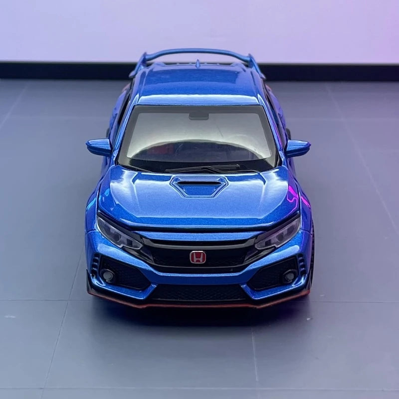 [TOY] 1:32 Honda 2016 Civic 10th Type R Blue Model Car Die-Cast