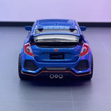 [TOY] 1:32 Honda 2016 Civic 10th Type R Blue Model Car Die-Cast