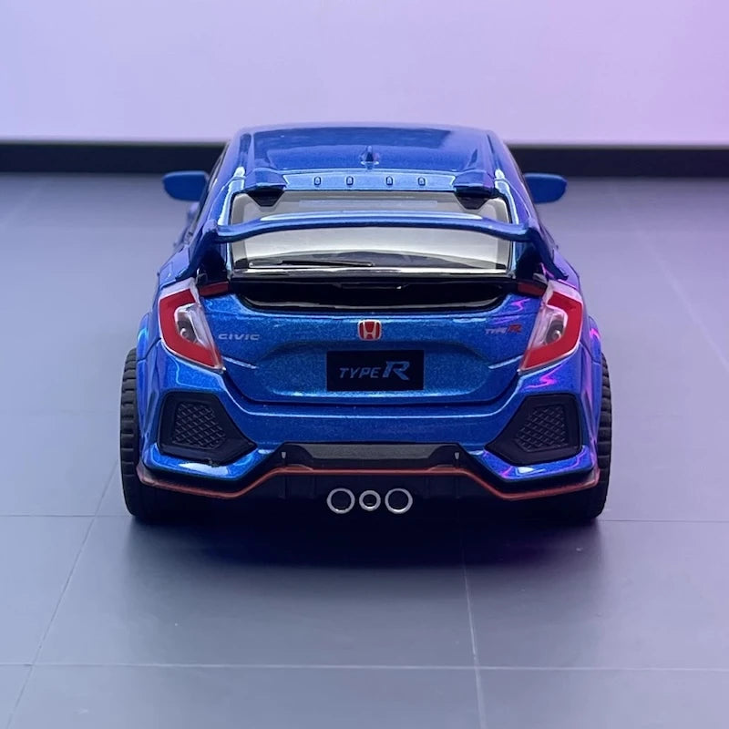 [TOY] 1:32 Honda 2016 Civic 10th Type R Blue Model Car Die-Cast