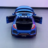 [TOY] 1:32 Honda 2016 Civic 10th Type R Blue Model Car Die-Cast