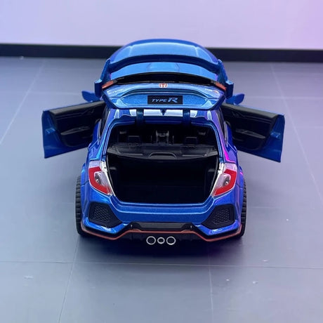 Honda 2016 Civic 10. Type R Blue 1:32 – Valuvalettu näyttömalli