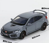 [TOY] 1:32 Honda 2016 Civic 10th Type R Gray Model Car Die-Cast