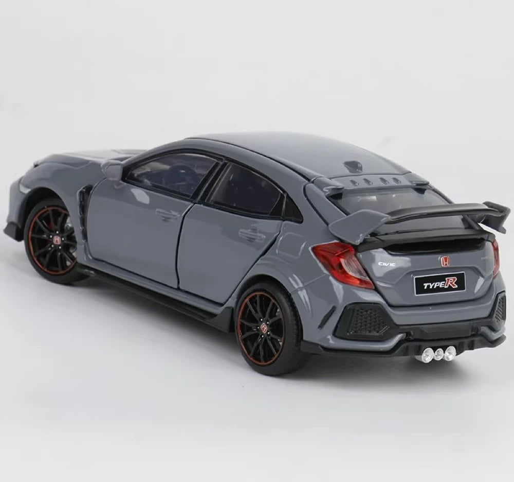 [TOY] 1:32 Honda 2016 Civic 10th Type R Gray Model Car Die-Cast