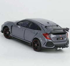 [TOY] 1:32 Honda 2016 Civic 10th Type R grigio modellino di auto Die-Cast