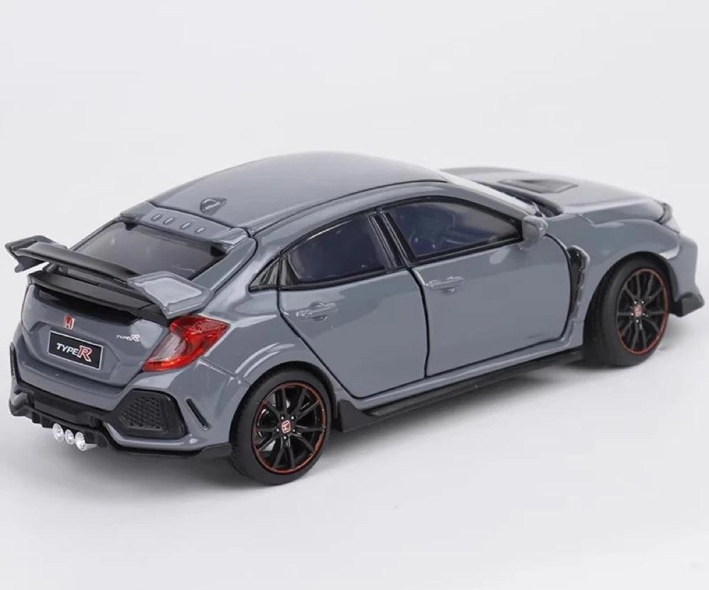 [TOY] 1:32 Honda 2016 Civic 10th Type R grigio modellino di auto Die-Cast