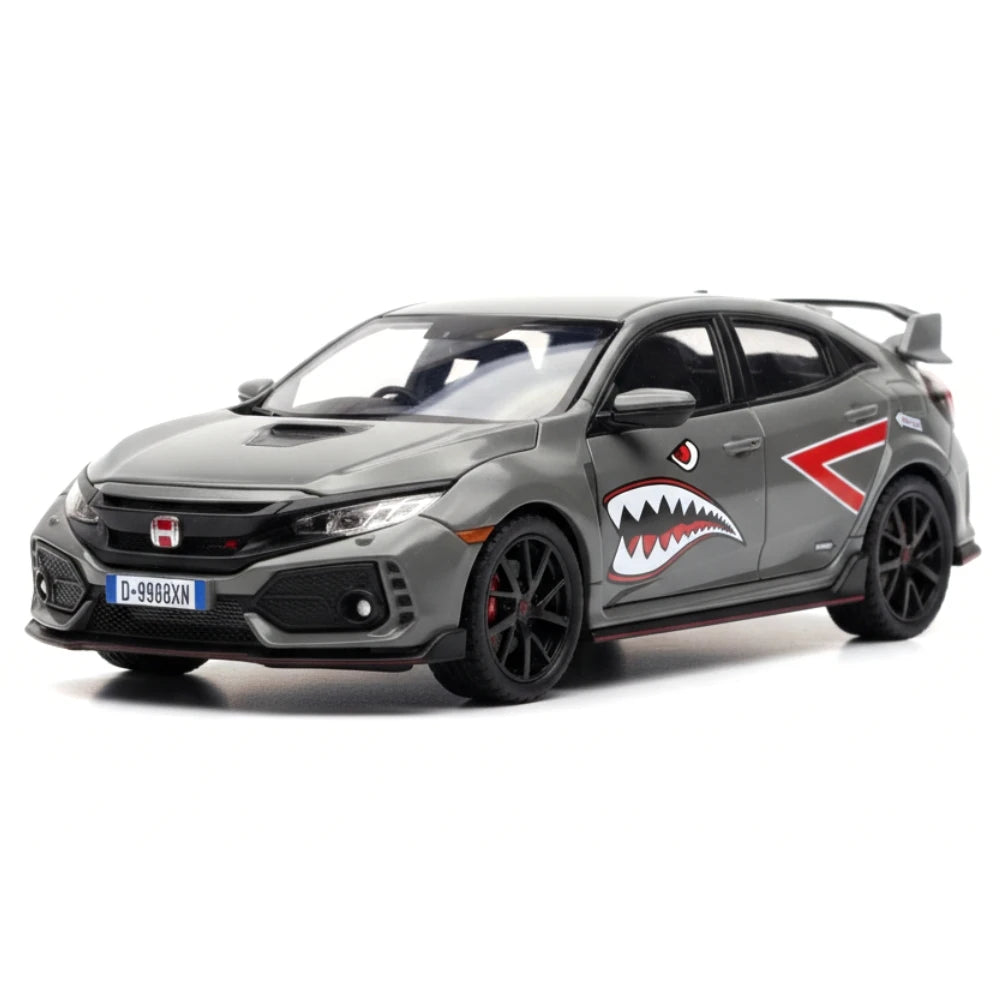 [TOY] 1:32 Honda 2016 Civic 10th Type R Sport Gray Model Car Die-Cast