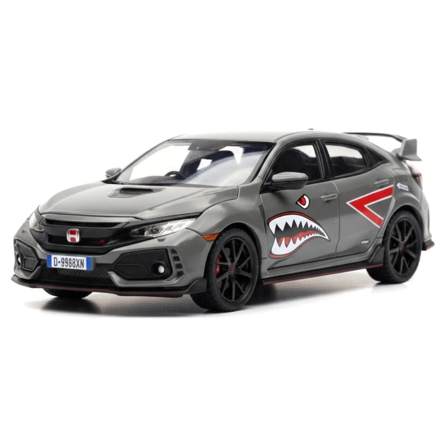 [TOY] 1:32 Honda 2016 Civic 10th Type R Sport Gray Model Car Die-Cast