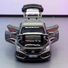 [TOY] 1:32 Honda 2016 Civic 10th Type R Sport Gray Model Car Die-Cast