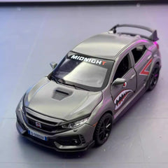 [TOY] 1:32 Honda 2016 Civic 10th Type R Sport Gray Model Car Die-Cast