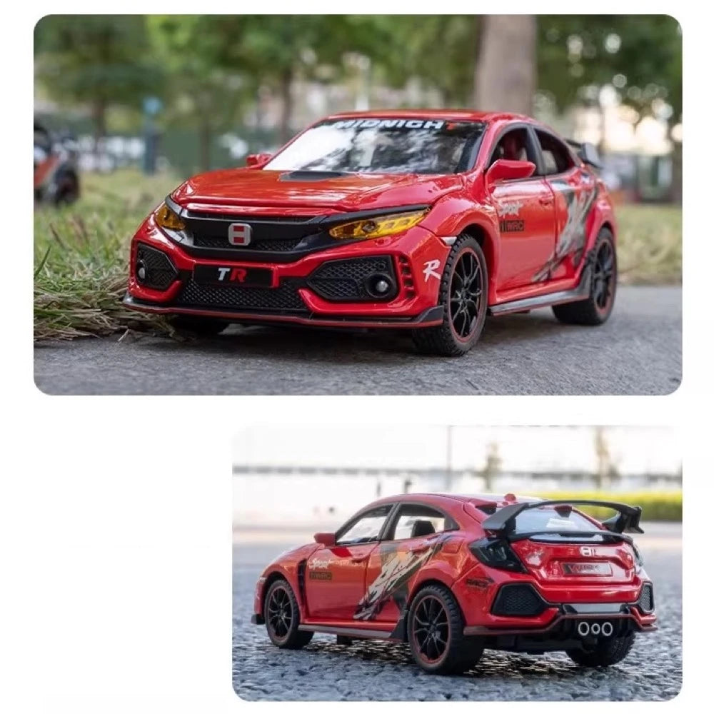 [TOY] 1:32 Honda 2016 Civic 10th Type R Sport Red Model Car Die-Cast