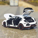 [TOY] 1:32 Honda 2016 Civic 10th Type R Sport White Model Car Die-Cast
