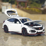 [TOY] 1:32 Honda 2016 Civic 10th Type R White Model Car Die-Cast