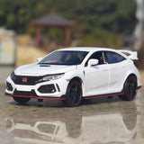 [TOY] 1:32 Honda 2016 Civic 10th Type R White Model Car Die-Cast