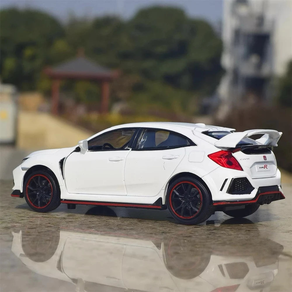 [TOY] 1:32 Honda 2016 Civic 10th Type R White Model Car Die-Cast