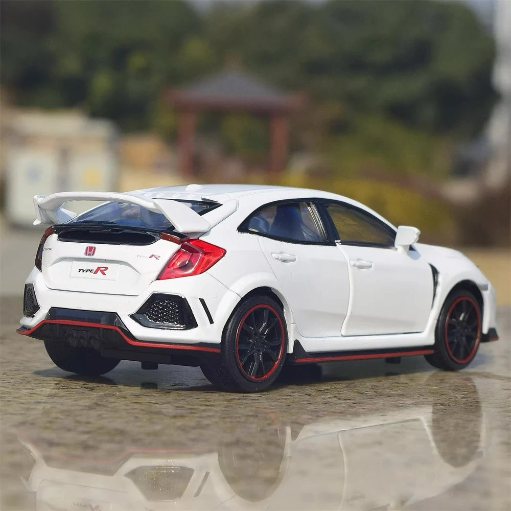 [TOY] 1:32 Honda 2016 Civic 10th Type R White Model Car Die-Cast