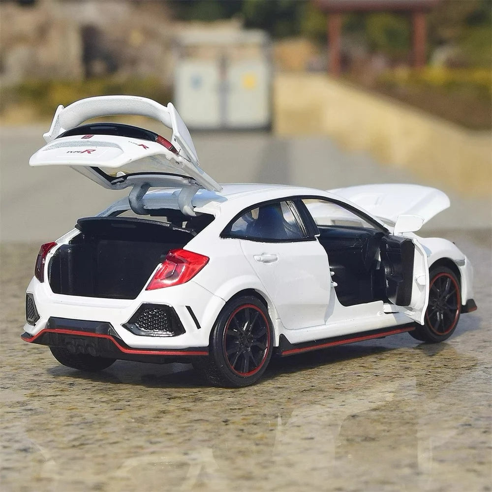 [TOY] 1:32 Honda 2016 Civic 10th Type R White Model Car Die-Cast