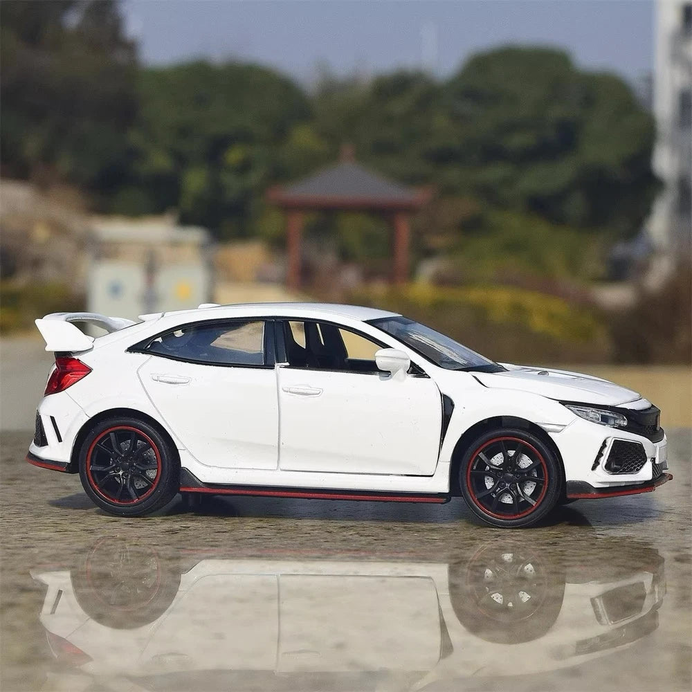 [TOY] 1:32 Honda 2016 Civic 10th Type R White Model Car Die-Cast