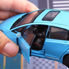 [TOY] 1:32 Honda 2020 Fit Blue Model Car Die-Cast
