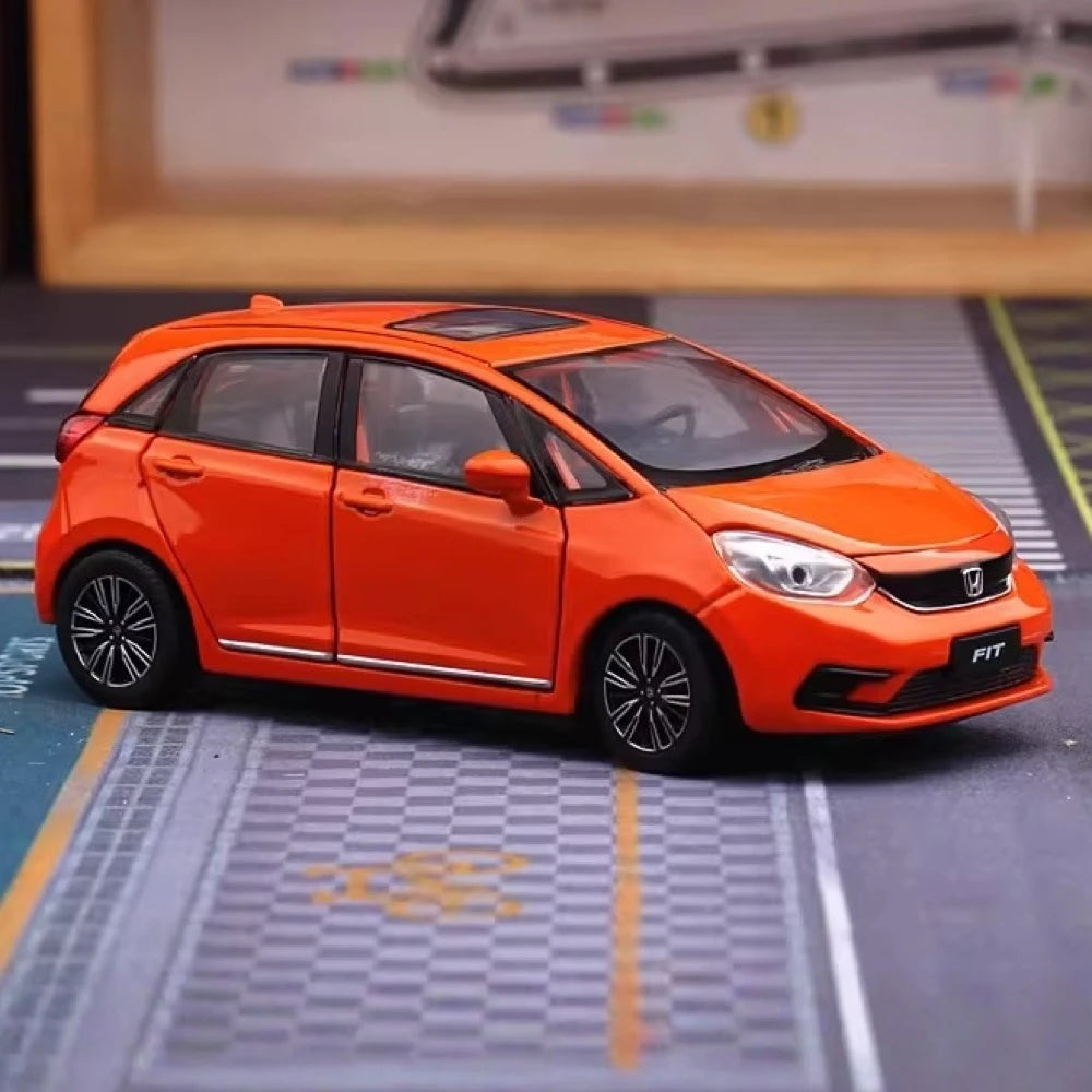 [TOY] 1:32 Honda 2020 Fit Orange Model Car Die-Cast