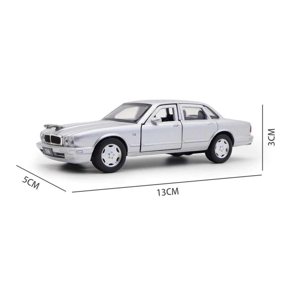 [TOY] 1:36 Jaguar 1990 XJ6 Silver Model Car Die-Cast