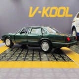 [TOY] 1:32 Jaguar 1991 XJ6 grön modellbil Die-Cast