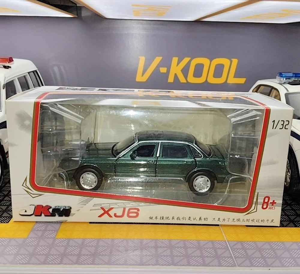 [TOY] 1:32 Jaguar 1991 XJ6 Green Model Car Die-Cast