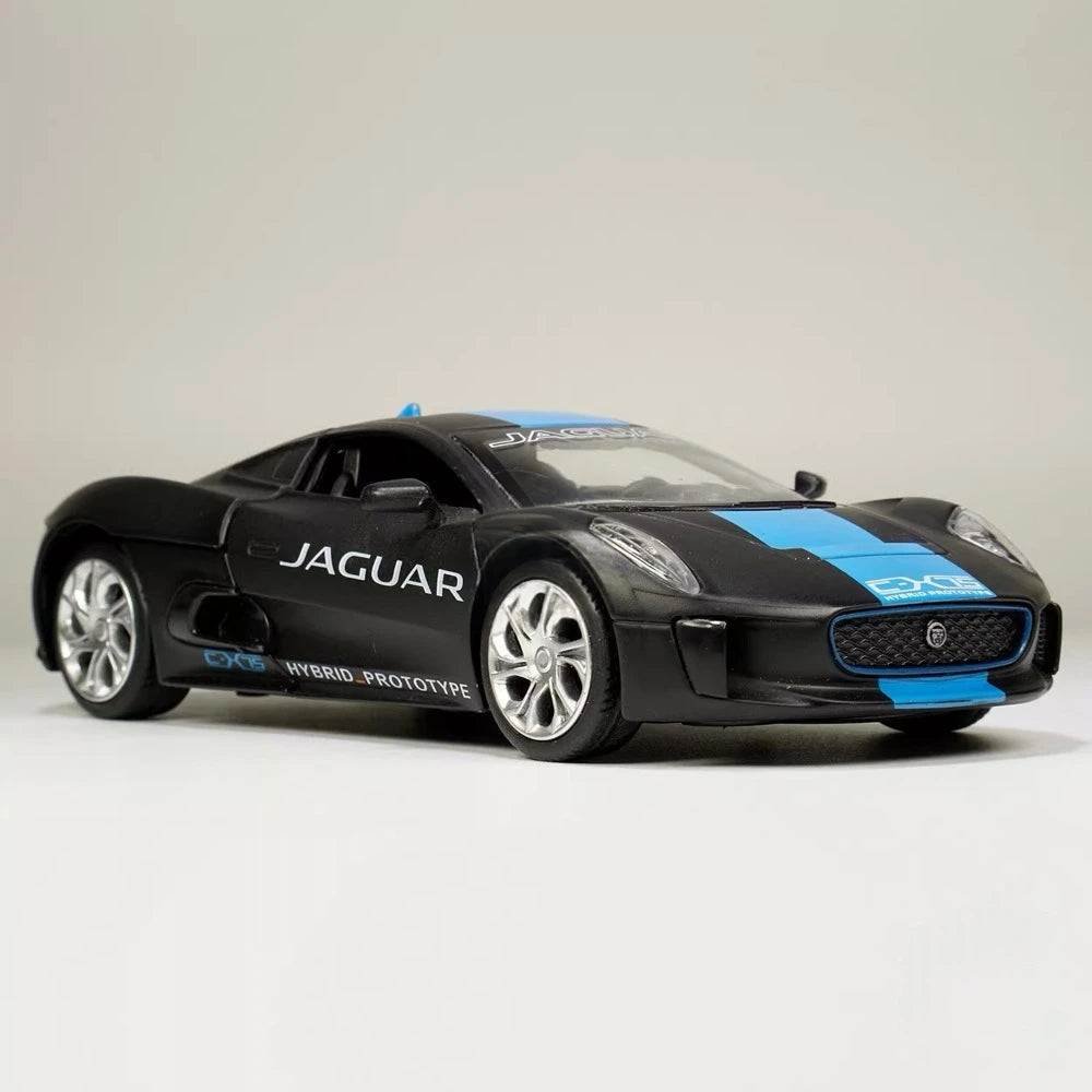 [TOY] 1:32 Jaguar 2010 C-X75 Black Model Car Die-Cast