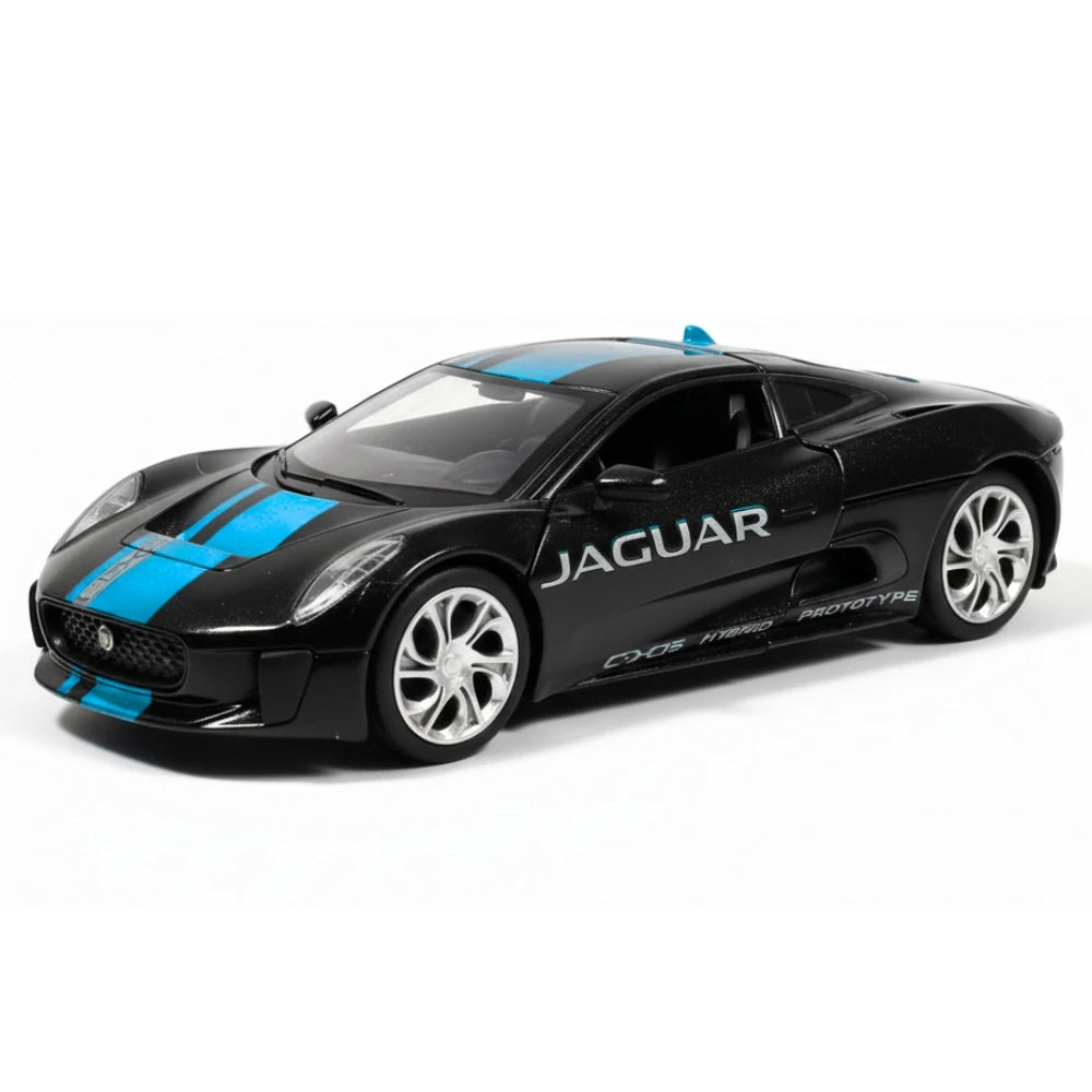[TOY] 1:32 Jaguar 2010 C-X75 Black Model Car Die-Cast