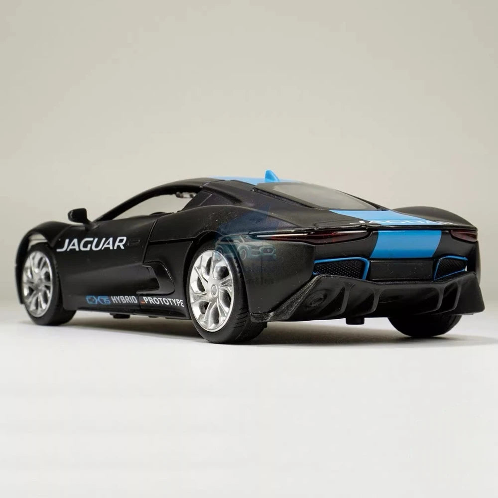 [TOY] 1:32 Jaguar 2010 C-X75 Black Model Car Die-Cast
