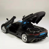 [TOY] 1:32 Jaguar 2010 C-X75 svart modellbil Die-Cast