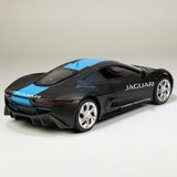 [TOY] 1:32 Jaguar 2010 C-X75 svart modellbil Die-Cast
