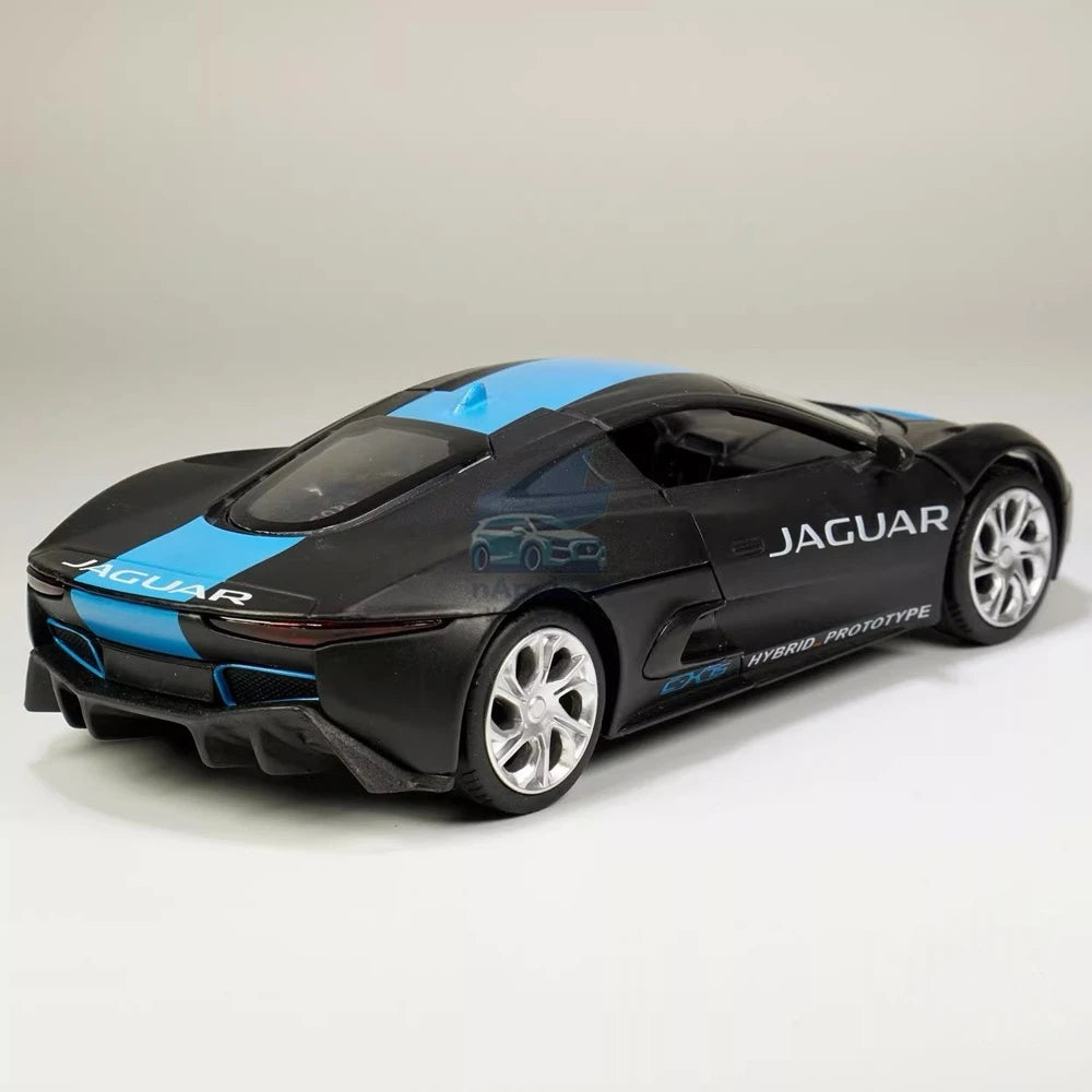 [TOY] 1:32 Jaguar 2010 C-X75 Black Model Car Die-Cast