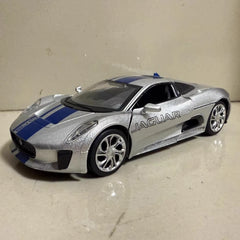 [TOY] 1:32 Jaguar 2010 C-X75 Silver Model Car Die-Cast