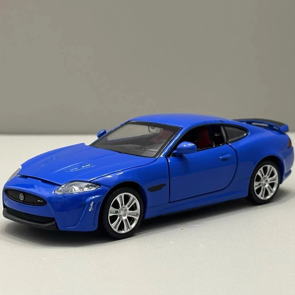 [TOY] 1:32 Jaguar 2010 XKR Blue Model Car Die-Cast