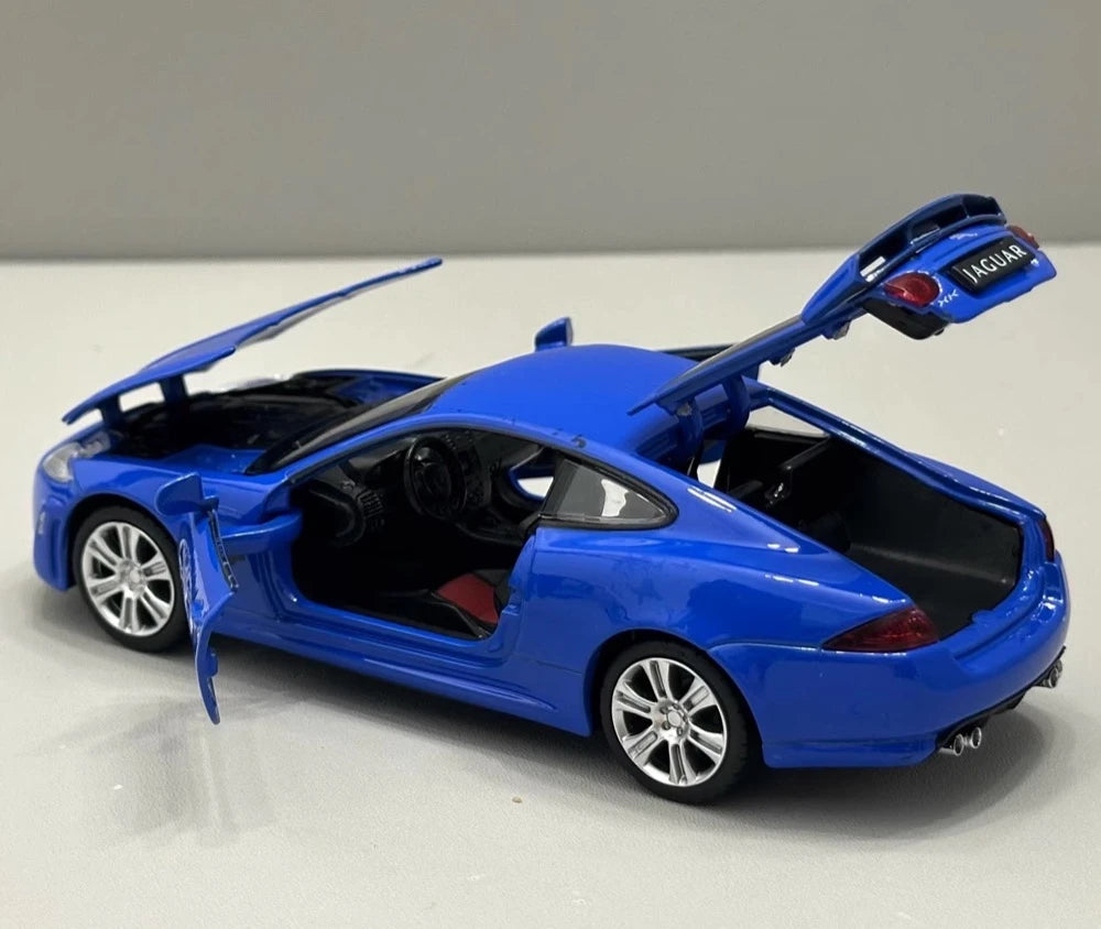 [TOY] 1:32 Jaguar 2010 XKR Blue Model Car Die-Cast