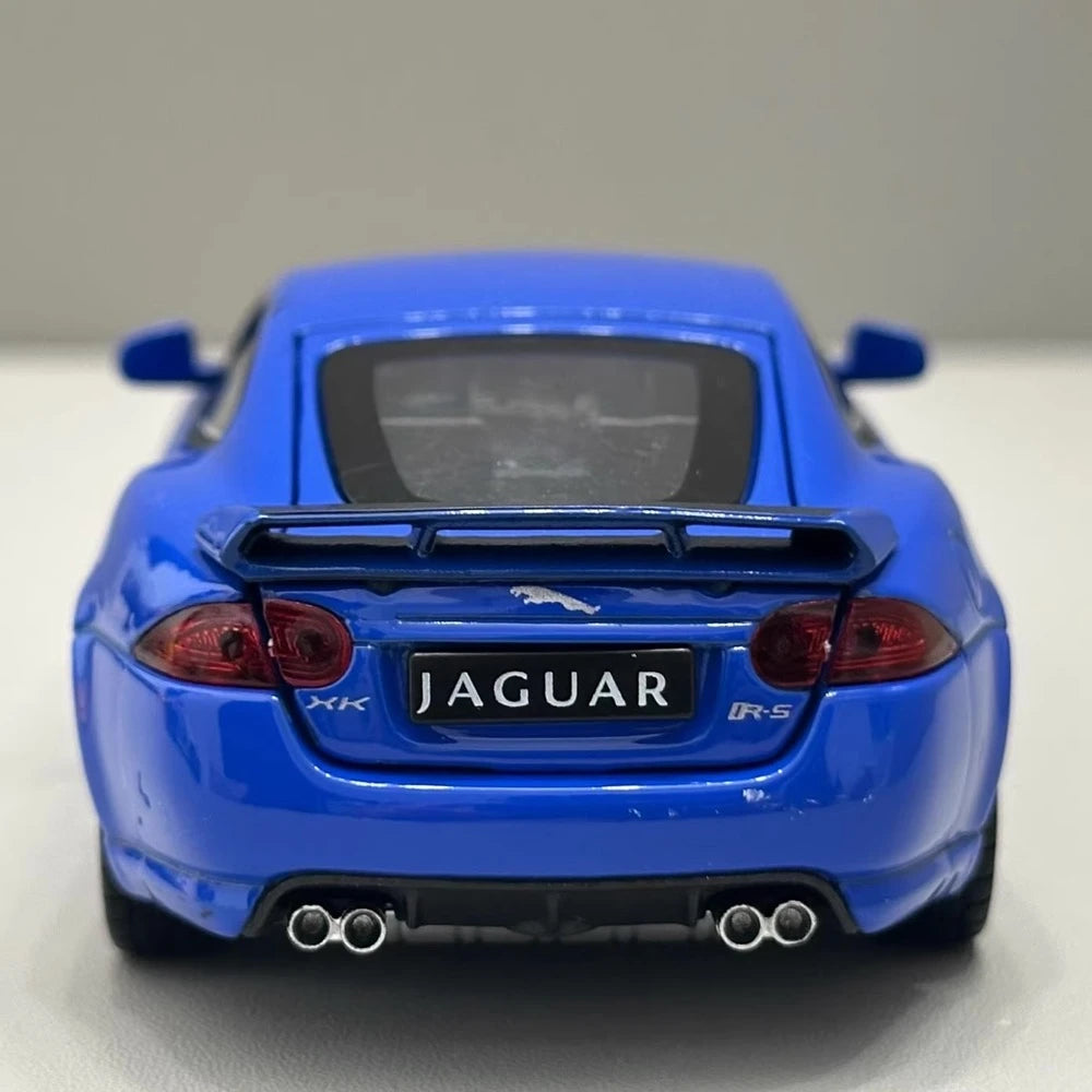 [TOY] 1:32 Jaguar 2010 XKR Blue Model Car Die-Cast