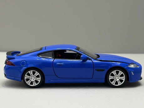 [TOY] 1:32 Jaguar 2010 XKR blå modellbil Die-Cast